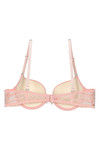 Zivame Demi Coverage Padded Moderate Lift Bra- Salmon — thumbnail 7