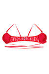Zivame Medium Coverage Padded Balconette Bra- Red — thumbnail 6
