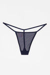 Zivame Sundown Collection Lacy Babydoll with G-String- Dark Blue — thumbnail 7