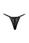 Zivame Sheer n Sexy Floral Lace Babydoll with G-String- Black — thumbnail 8