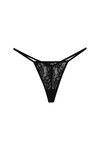Zivame Sheer n Sexy Floral Lace Babydoll with G-String- Black — thumbnail 9
