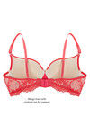 Zivame Convertible Sweetheart Neckline Padded Bra-Coral — thumbnail 6