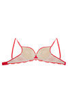 Zivame Convertible Sweetheart Neckline Padded Bra-Coral — thumbnail 7