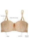 Zivame All That Lace Explosive Pushup Strapless Bra- Skin — thumbnail 5