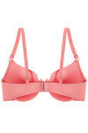 Zivame Pack of 2 Padded Plunge T-shirt Bra- Coral n White — thumbnail 13