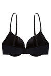 Zivame Wear Me Everyday Push Up Wired Low Coverage T-Shirt Bra-Black — thumbnail 7