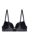 Zivame Laser Wings Smooth Lace Gentle Lift Pushup Bra- Dark Grey — thumbnail 7