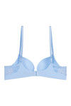 Zivame Laser Wings Push Up Wired Low Coverage T-Shirt Bra-Blue — thumbnail 8