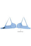 Zivame Laser Wings Push Up Wired Low Coverage T-Shirt Bra-Blue — thumbnail 9