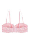 Zivame Cuppa Contrast Gentle Lift Polka Dot Balconette Bra- Pink — thumbnail 7