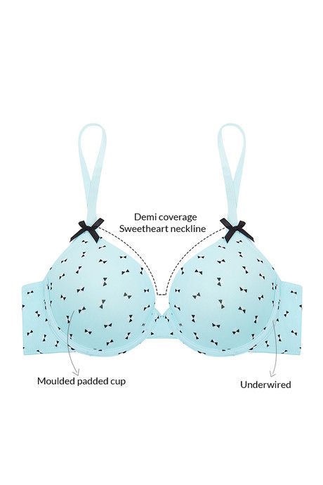 Zivame Padded Wired Low Coverage T-Shirt Bra (Pack Of 2) - Multicolor — image 8