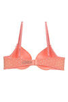 Zivame Padded Wired Low Coverage T-Shirt Bra-Coral Pink — thumbnail 12
