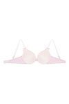 Zivame Padded Wired Low Coverage T-Shirt Bra-Pink Black — thumbnail 11
