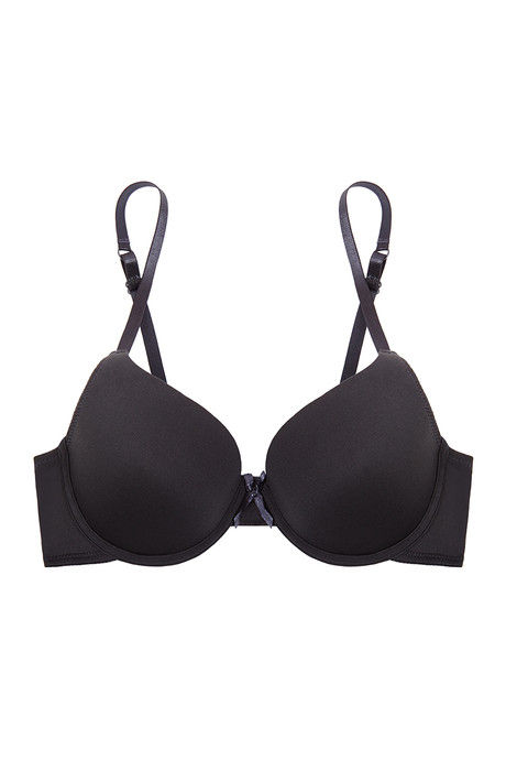 Zivame Padded Wired Low Coverage T-Shirt Bra-Pink Black — image 12