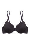 Zivame Padded Wired Low Coverage T-Shirt Bra-Pink Black — thumbnail 12