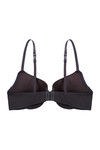 Zivame Padded Wired Low Coverage T-Shirt Bra-Pink Black — thumbnail 13