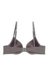 Zivame Padded Wired Low Coverage T-Shirt Bra-Pink Grey — thumbnail 11