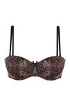 Zivame Pack of 2 Smooth Gentle Push up Strapless bra- Cheetah n Black — thumbnail 15