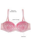 Zivame Cuppa Contrast Gentle Pushup Strapless Bra- Pink — thumbnail 7