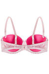 Zivame Cuppa Contrast Gentle Pushup Strapless Bra- Pink — thumbnail 8