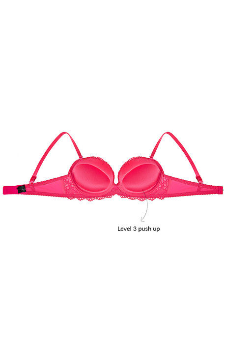 Zivame Floral Lace Explosive Pushup Bra - Fuchsia — image 8