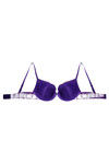 Zivame All That Lace Dip Dye Laser Wings Padded Bra- Purple — thumbnail 8