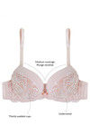Zivame All That Lace Padded Bra - Pink — thumbnail 5