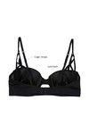 Zivame Cage Style Demi Coverage Padded Bra-Black — thumbnail 7