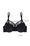 Zivame Cage Neck Gentle Smooth Pushup Bra- Black — thumbnail 5