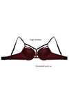 Zivame Cage Neck Gentle Smooth Pushup Bra- Burgundy — thumbnail 8
