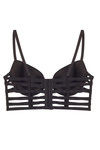Zivame Longline Smooth Cup Gentle Push Up Cage Bra-Black — thumbnail 7