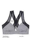 Zivame Made To Layer Double Layered Non Wired Full Coverage Bralette -Grey — thumbnail 5
