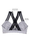 Zivame Made To Layer Double Layered Non Wired Full Coverage Bralette -Grey — thumbnail 6