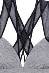 Zivame Made To Layer Double Layered Non Wired Full Coverage Bralette -Grey — thumbnail 7