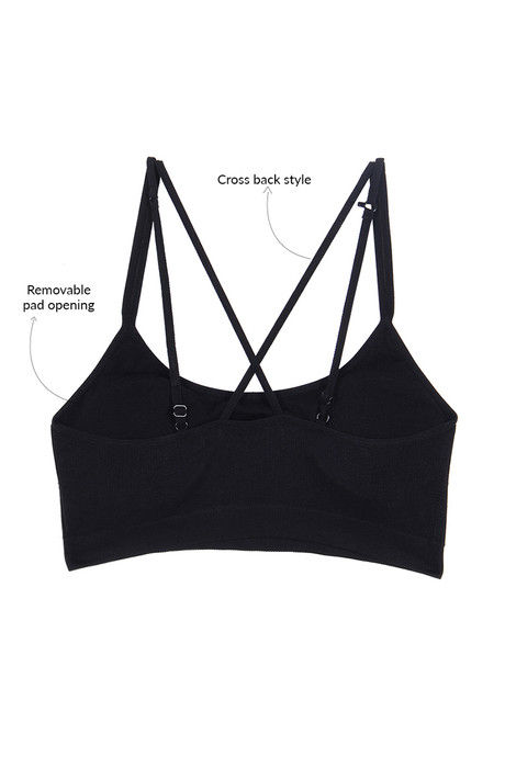 Zivame Made To Layer Double Layered Non Wired Full Coverage Bralette -Black — image 6