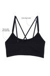 Zivame Made To Layer Double Layered Non Wired Full Coverage Bralette -Black — thumbnail 6