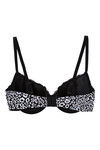 Zivame Animal Print No Show Padded Bra-Black Print — thumbnail 7
