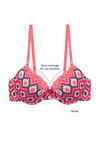 Zivame Aztec Print No Show Padded Bra-Coral — thumbnail 6
