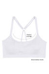 Zivame Strappy Back Slip On Bralette- White — thumbnail 6