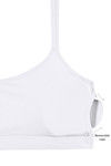 Zivame Strappy Back Slip On Bralette- White — thumbnail 8