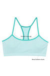 Zivame Double Layered Non Wired Medium Coverage Bralette -Aqua — thumbnail 6