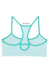Zivame Double Layered Non Wired Medium Coverage Bralette -Aqua — thumbnail 7