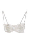 Zivame All Lace Padded Strapless Bra-Ivory — thumbnail 7