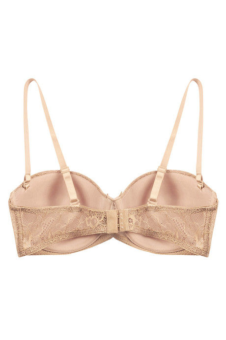 Zivame All Lace Padded Strapless Bra-Skin — image 9