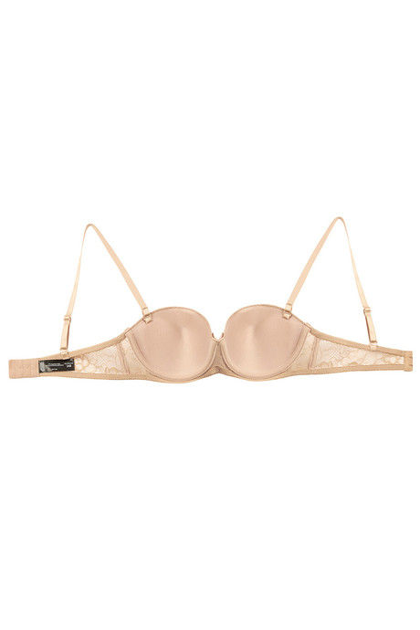 Zivame All Lace Padded Strapless Bra-Skin — image 10