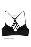 Zivame Watch Your Back Front Open Gentle Pushup Bra-Black — thumbnail 6