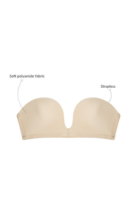 Zivame Red Carpet Ready Strapless Unicup Bra-Beige — image 9