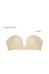 Zivame Red Carpet Ready Strapless Unicup Bra-Beige — thumbnail 9