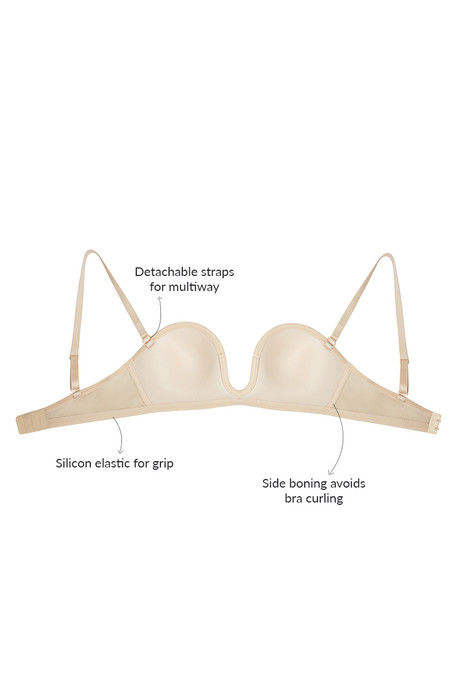 Zivame Red Carpet Ready Strapless Unicup Bra-Beige — image 11