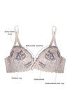 Zivame All That Lace Push Up Wired Low Coverage Bra-Pink — thumbnail 6
